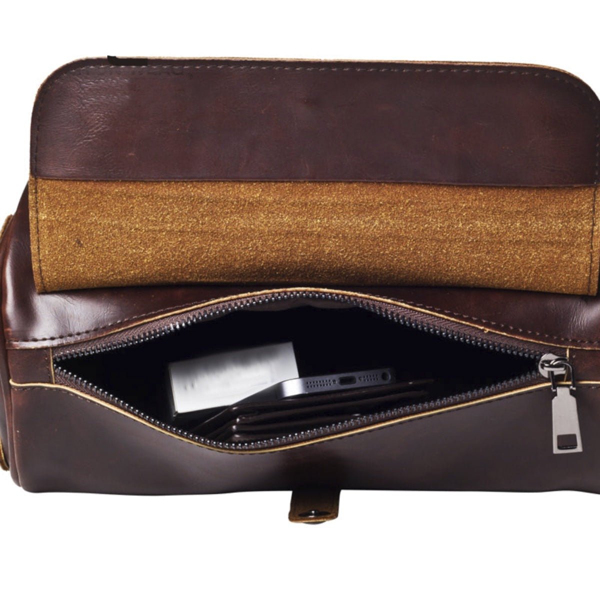 Men's Vintage Barrel Shoulder Bag