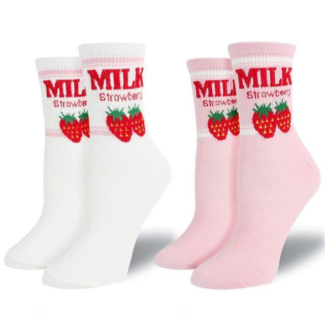 Erdbeermilch Socken