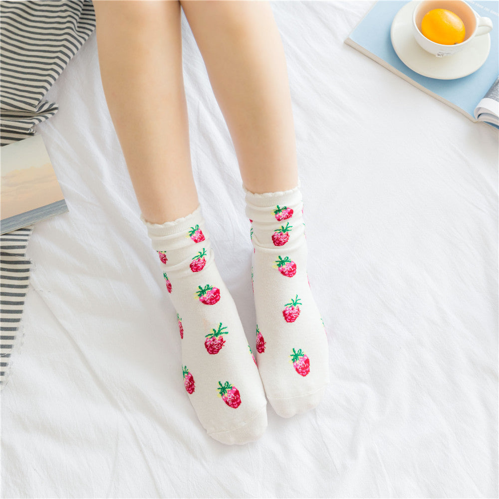 Strawberry Milk Socks