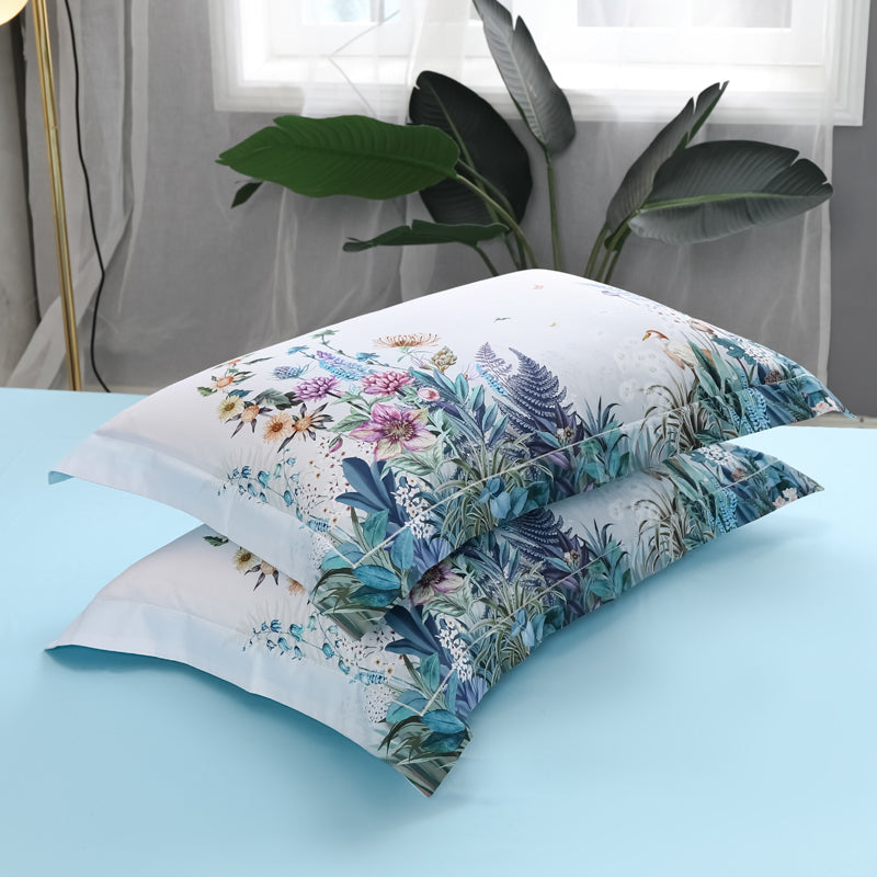 Summer Garden Duvet Cover Set (Egyptian Cotton, 500 TC)