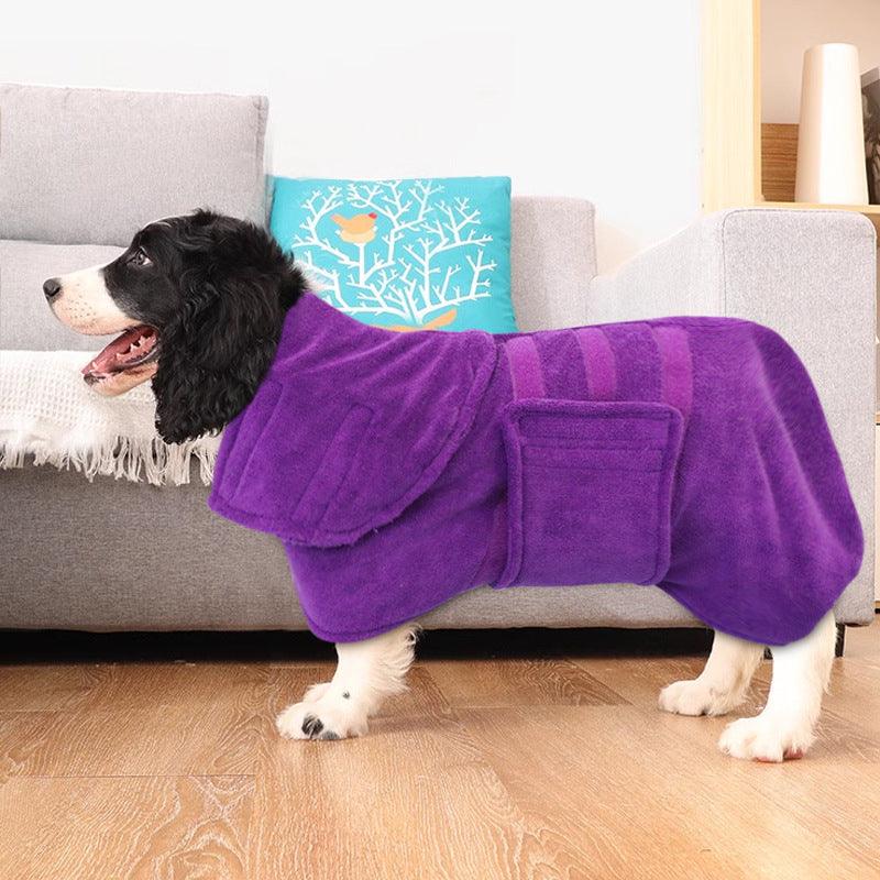 AquaDry Super Absorvente Robe de Banho para Animais de Estimação