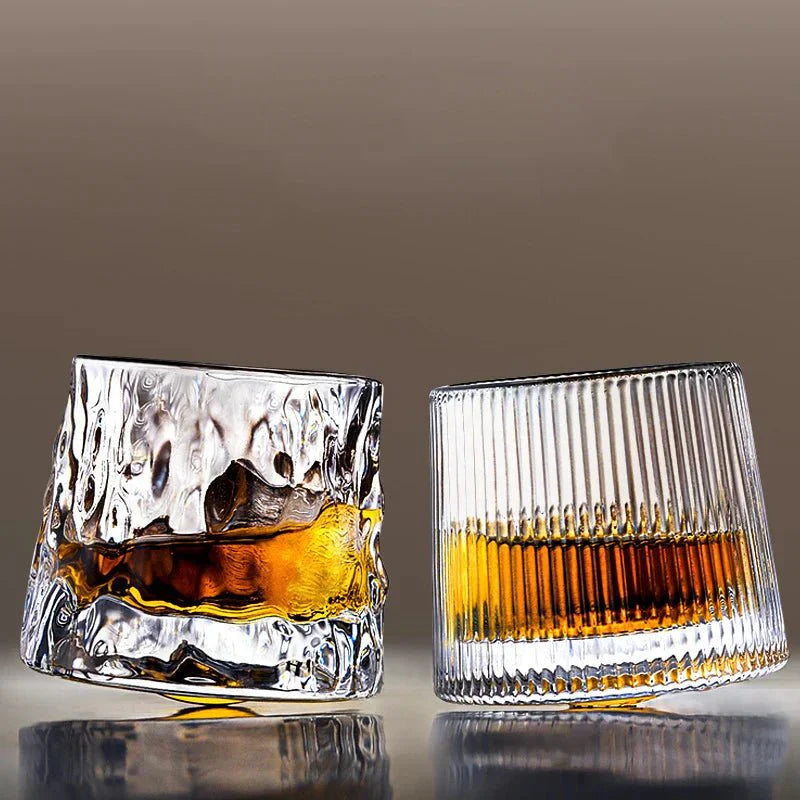 Tekstureret Ripple Effect Whiskyglas