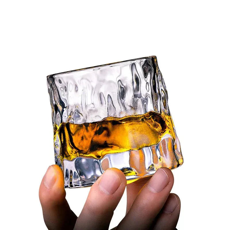 Tekstureret Ripple Effect Whiskyglas