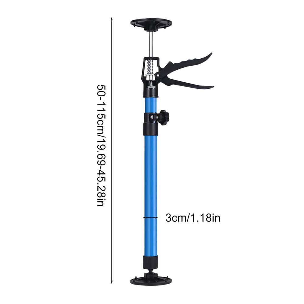 1/2pcs Cabinet Support Pole Steel Telescopic Adjustable Cabinet Jacks For Installing Cabinets Supports Up To 66 Lbs Per Rod