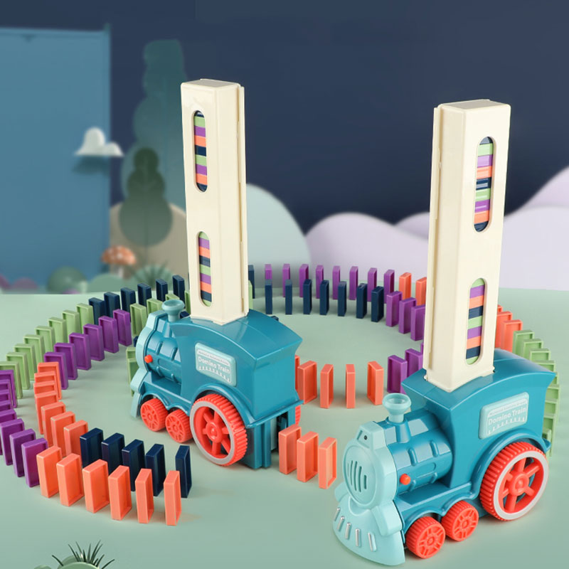 Domino Express Train Adventure Set - Le train de pose automatique de Domino