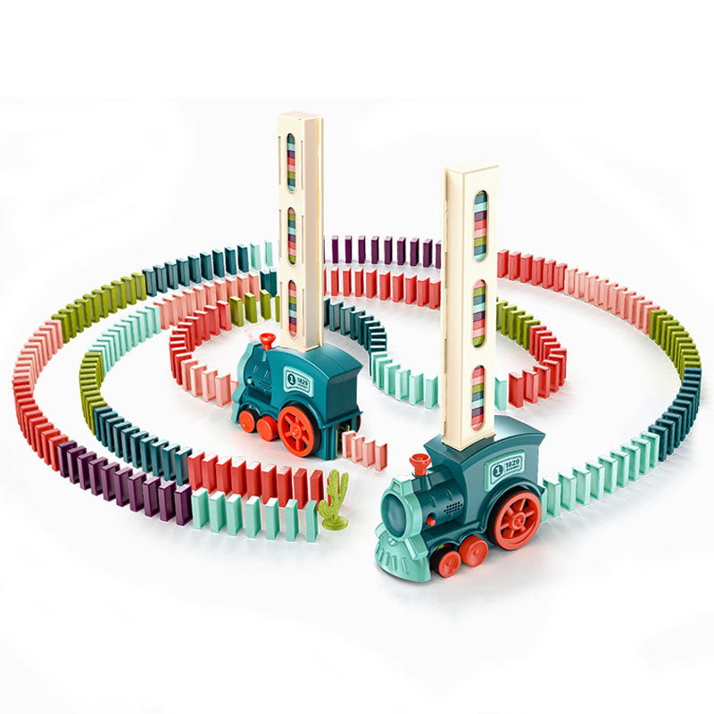 Domino Express Tog Adventure Set - Det automatiske Domino læggetog