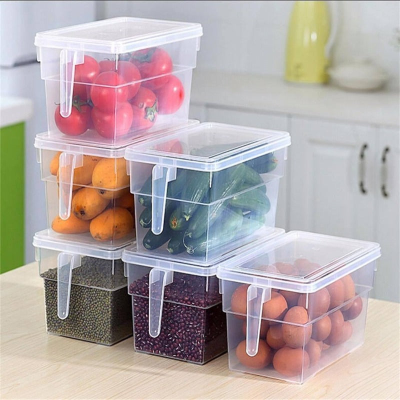 Transparent Sealable Fridge Storage Boxes