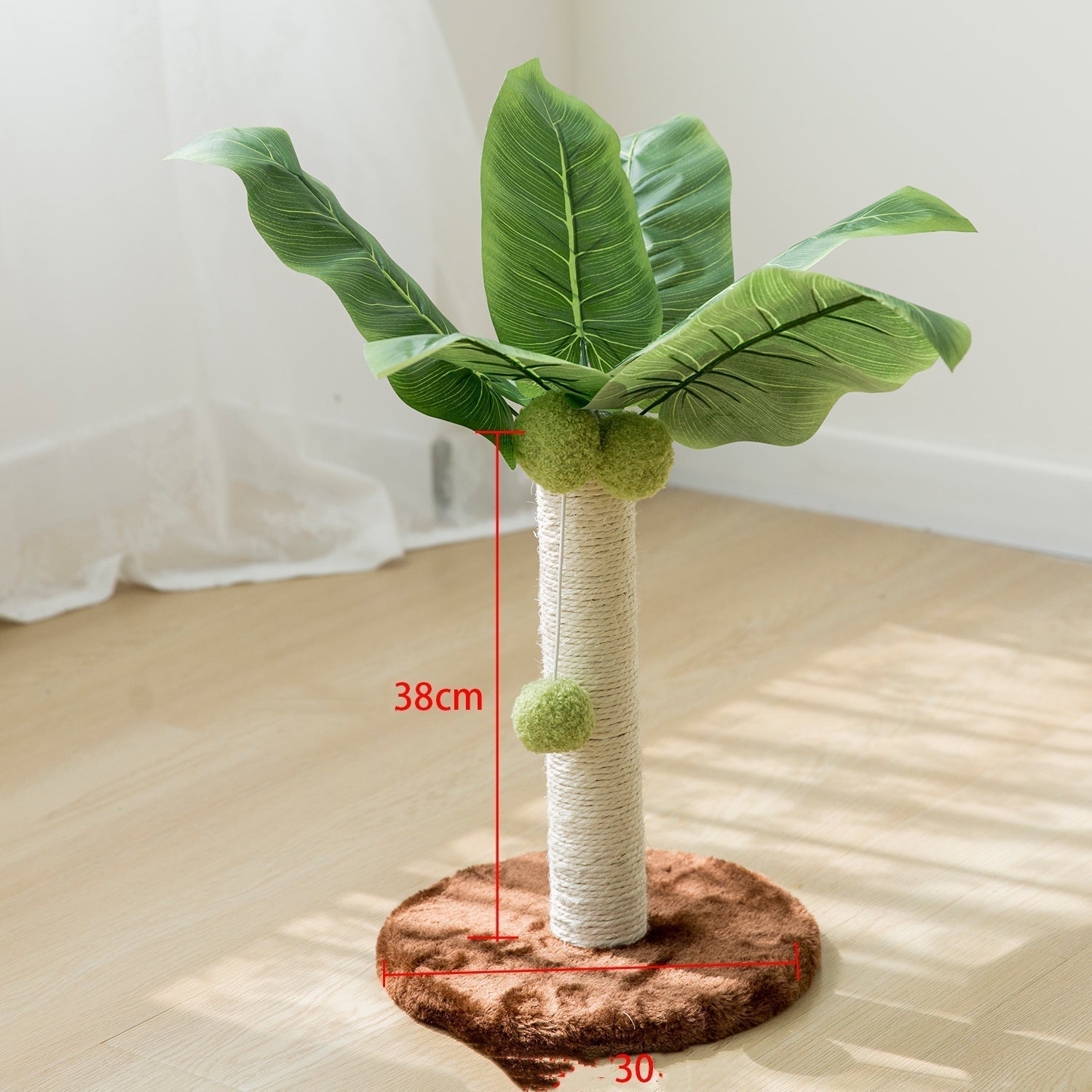 TropicPurr Coconut Tree: Small Cat Scratch Pole