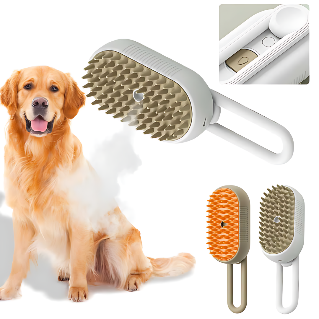 Pet Steam Hair Brush 3 in 1