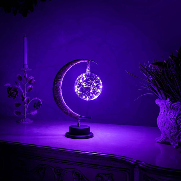 Lunara - Warm Glass Moon Lamp