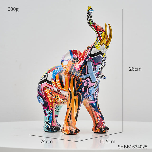 Abstrakt graffiti statuette