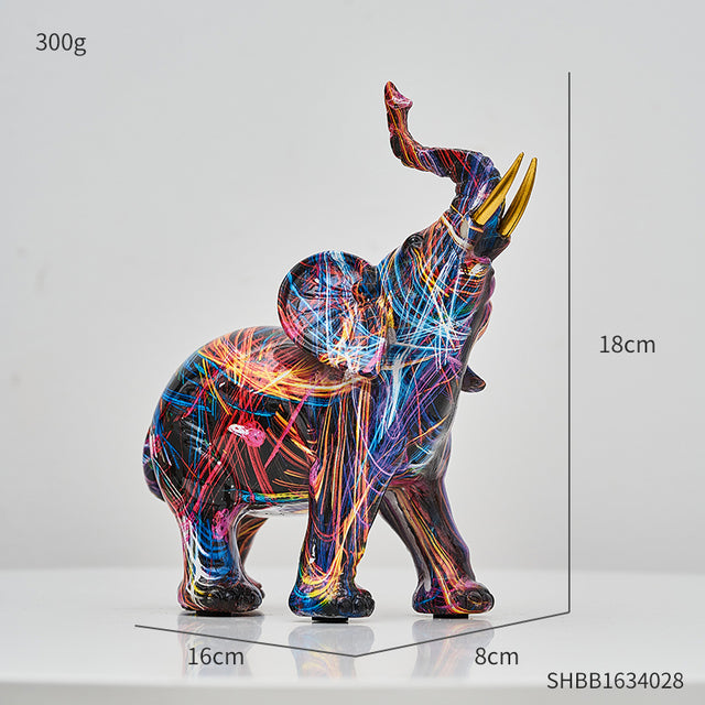 Abstrakt graffiti statuette