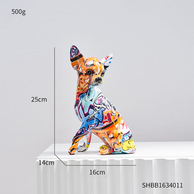 Abstrakt graffiti statuette