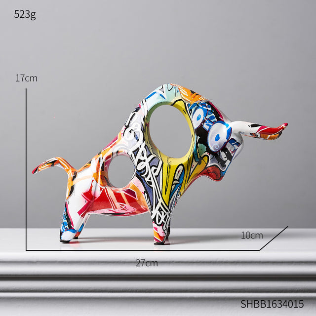 Abstrakt graffiti statuette