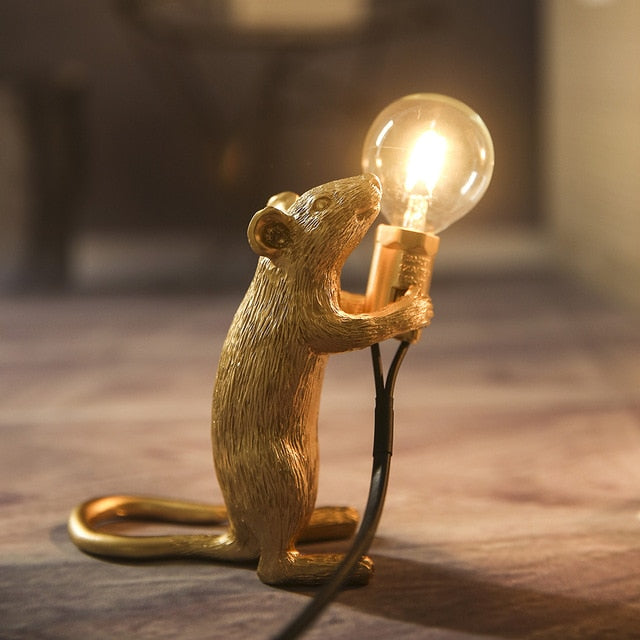 Ratón Iluminado - Lámpara original para tu hogar: lámpara ratón