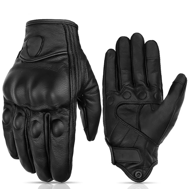 RetroRider Leather Gloves