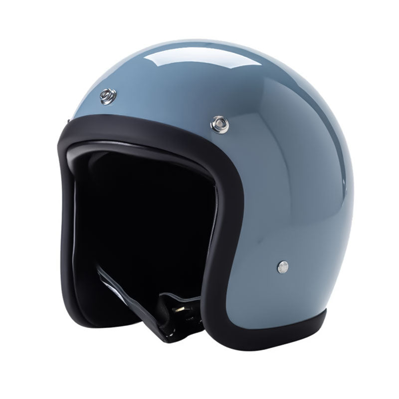 Low Profile Vintage Motorcycle Helmet - DOT and ECE Approved