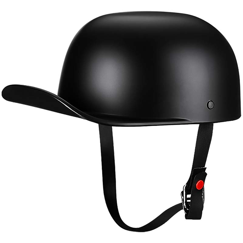 Baseball Cap Motorcycle Helmet -  DOT Approved