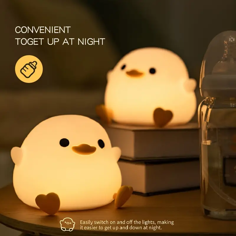 CozyDuck™ Ilumine o quarto do seu filho com esta adorável luz de noite LED!