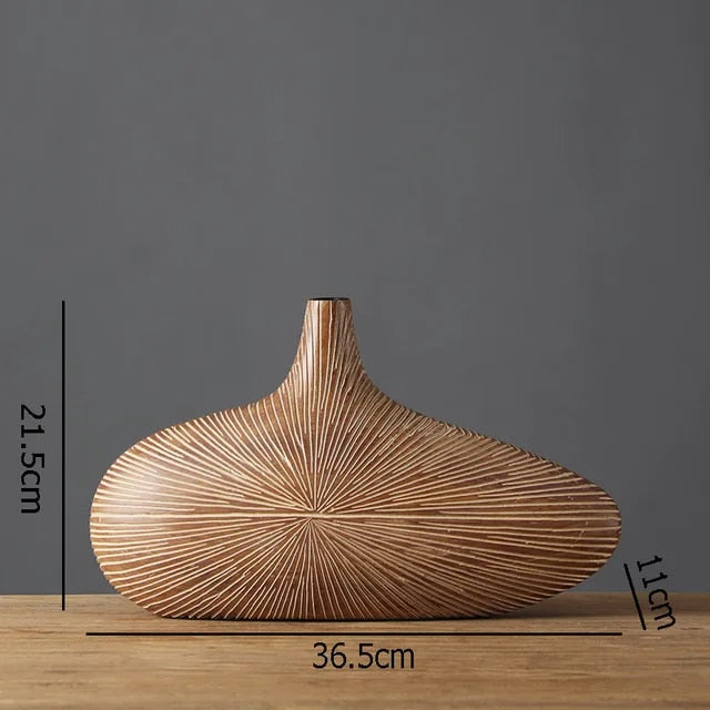 Lucas Wooden Vase