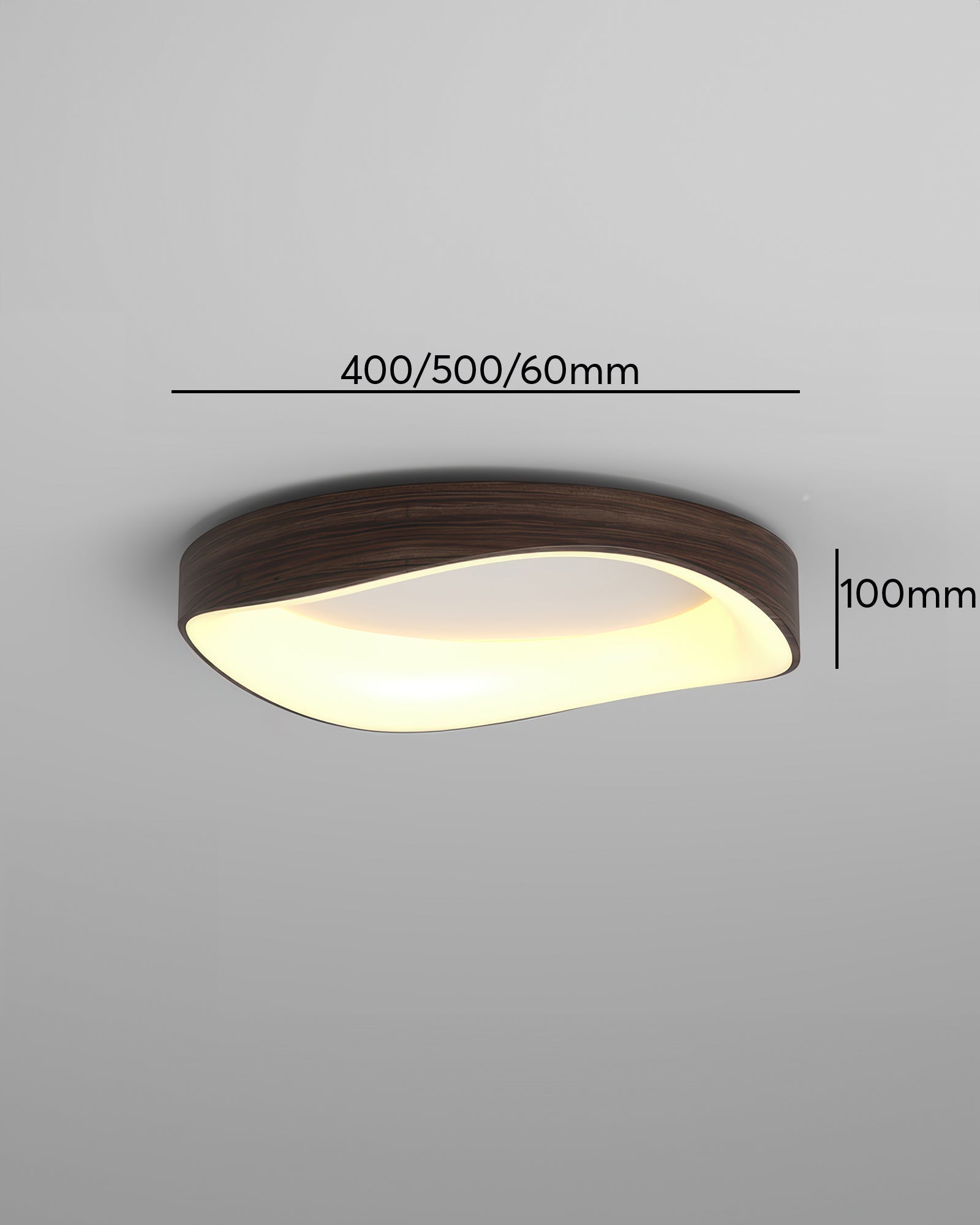 Nordic Artistic Wood Grain Ceiling Light lamp