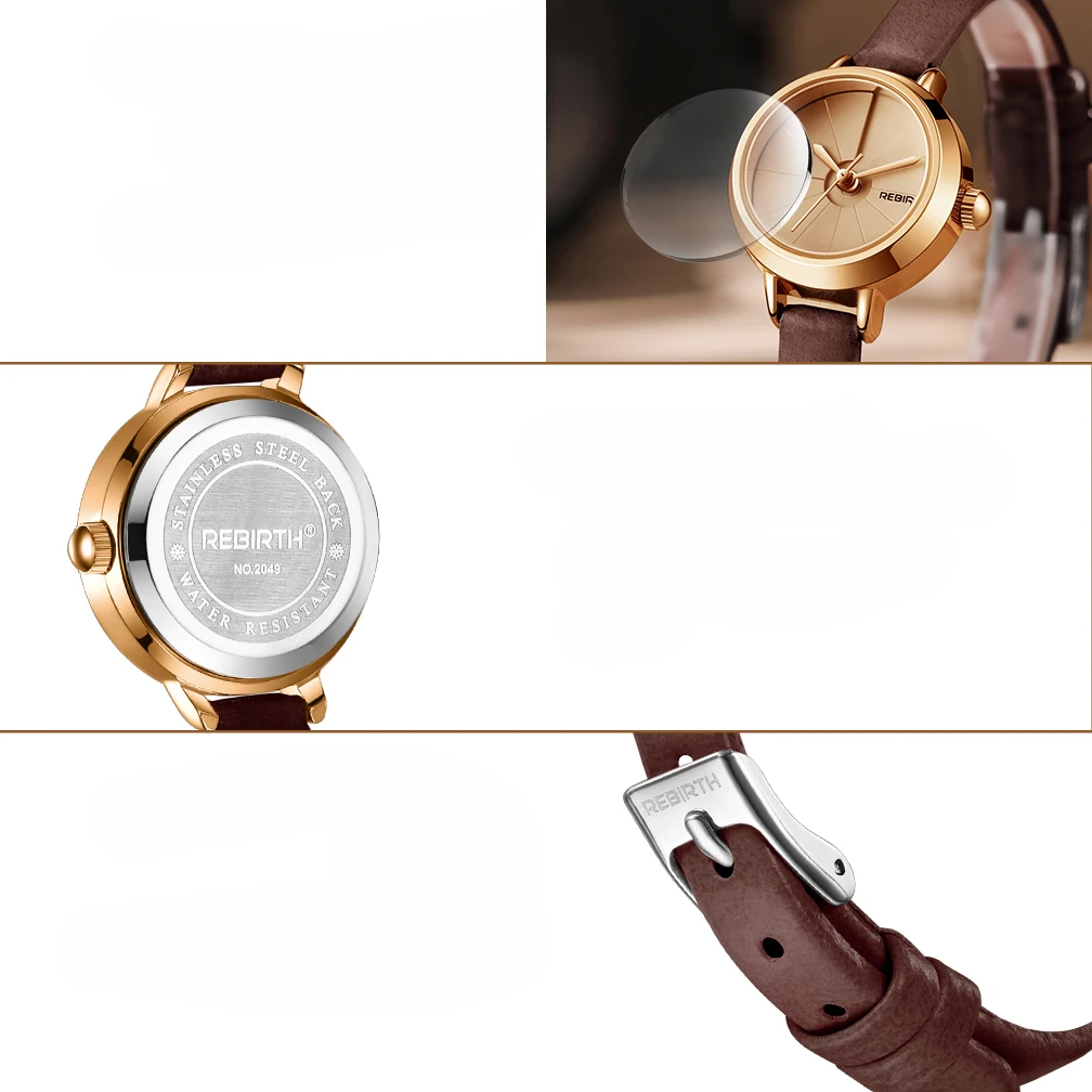 Mini Vintage Leather Watch for women