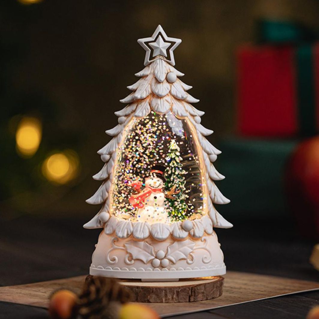 Santa's Light Snow Globe