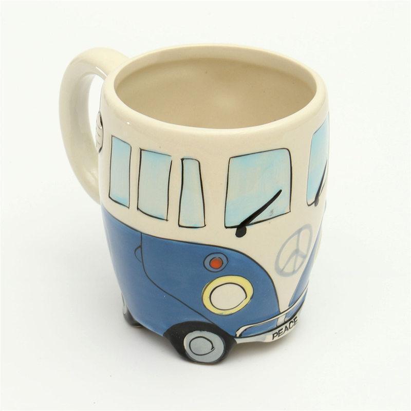 Vibrant Hippie Bus Coffee Mug – Eco-Friendly Ceramic