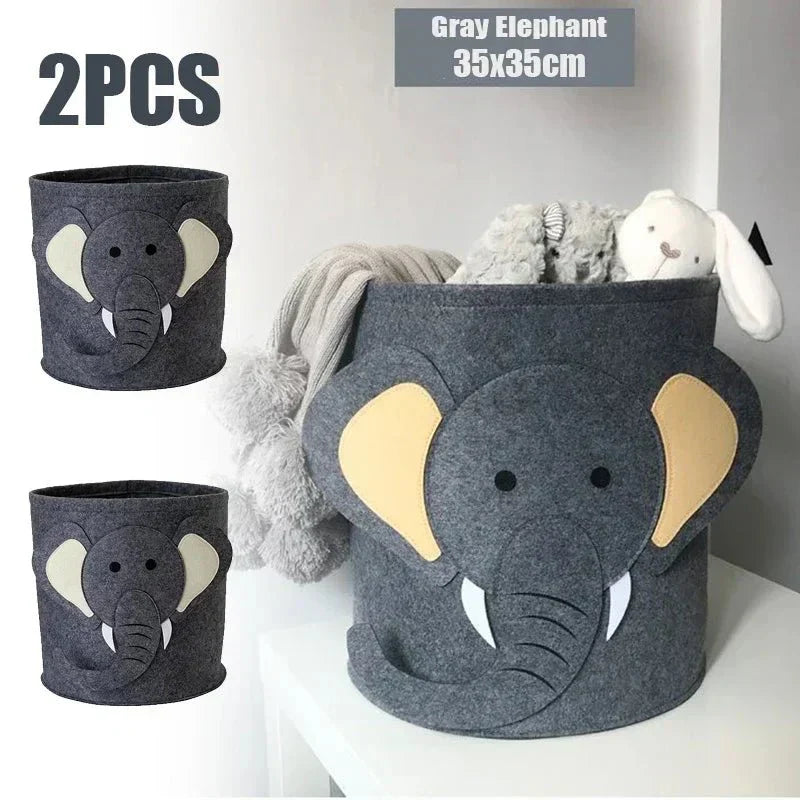 Wild Animal Toy Storage Basket