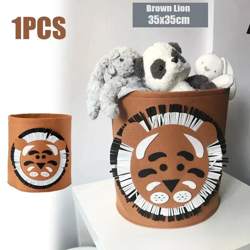 Wild Animal Toy Storage Basket