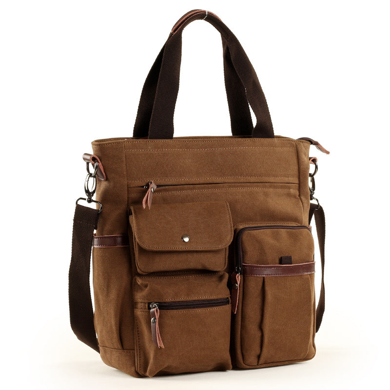 Borsa a tracolla in tela Vintage Voyager