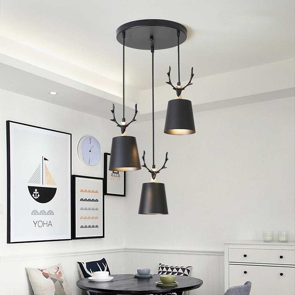 NatureLuxe – candeeiro suspenso LED com design de chifres de veado